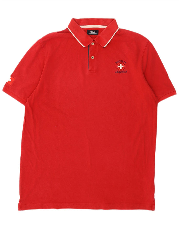 Camisa polo masculina Hackett XL algodão vermelho