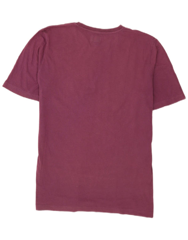 Camiseta gráfica masculina Kappa Top XL algodão roxo