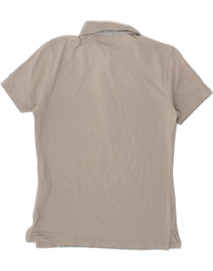 NORTH SAILS Womens Polo Shirt UK 12 Medium Grey Cotton Vintage North Sails and Second-Hand North Sails from Messina Hembry 
