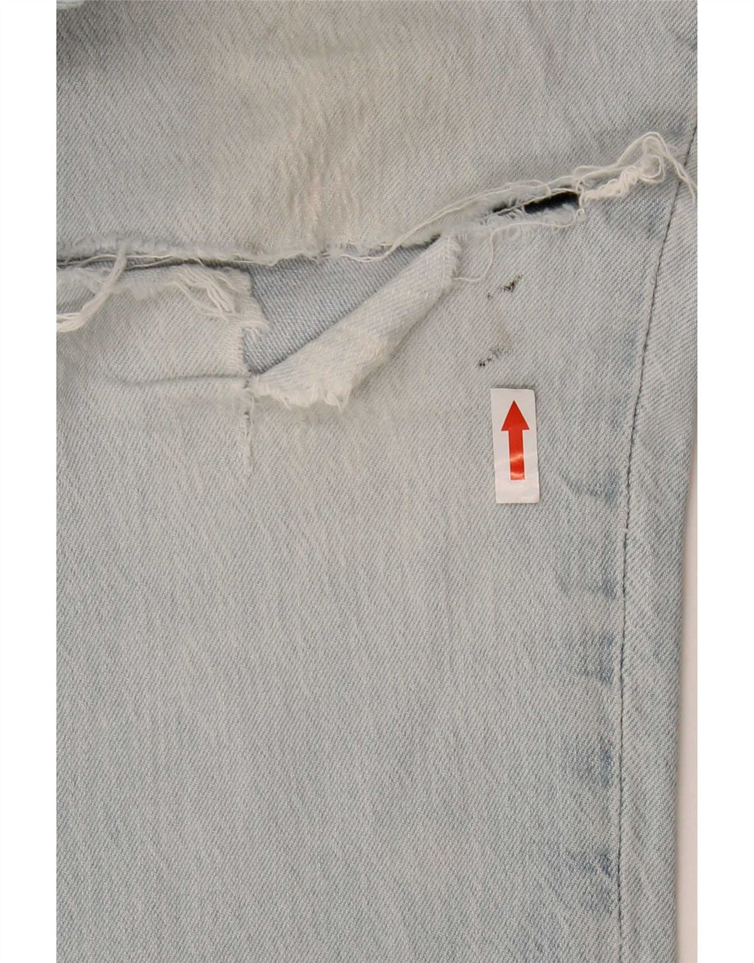 Levi's Masculino 511 Distressed Slim Jeans W38 L32 Azul Algodão