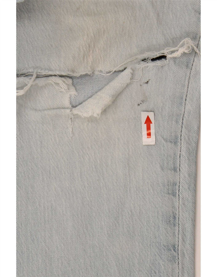 Levi's Masculino 511 Distressed Slim Jeans W38 L32 Azul Algodão