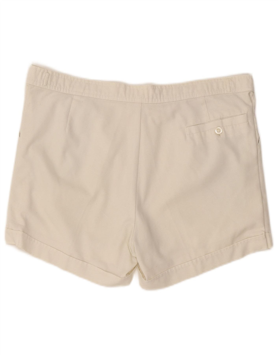 SERGIO TACCHINI Shorts chino feminino W36 grande branco