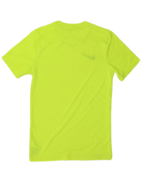 Nike Mens Dri Fit Slim Camiseta Top Pequeno Poliéster Verde