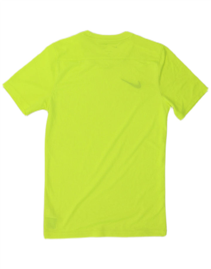 Nike Mens Dri Fit Slim Camiseta Top Pequeno Poliéster Verde