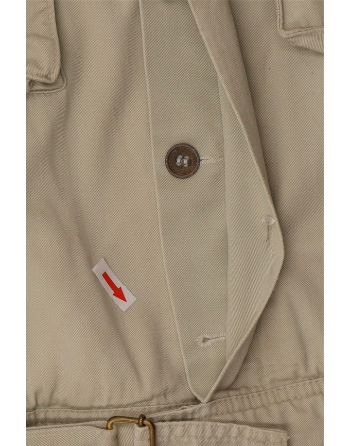 Jaqueta bomber militar masculina Benetton IT 48 verde médio