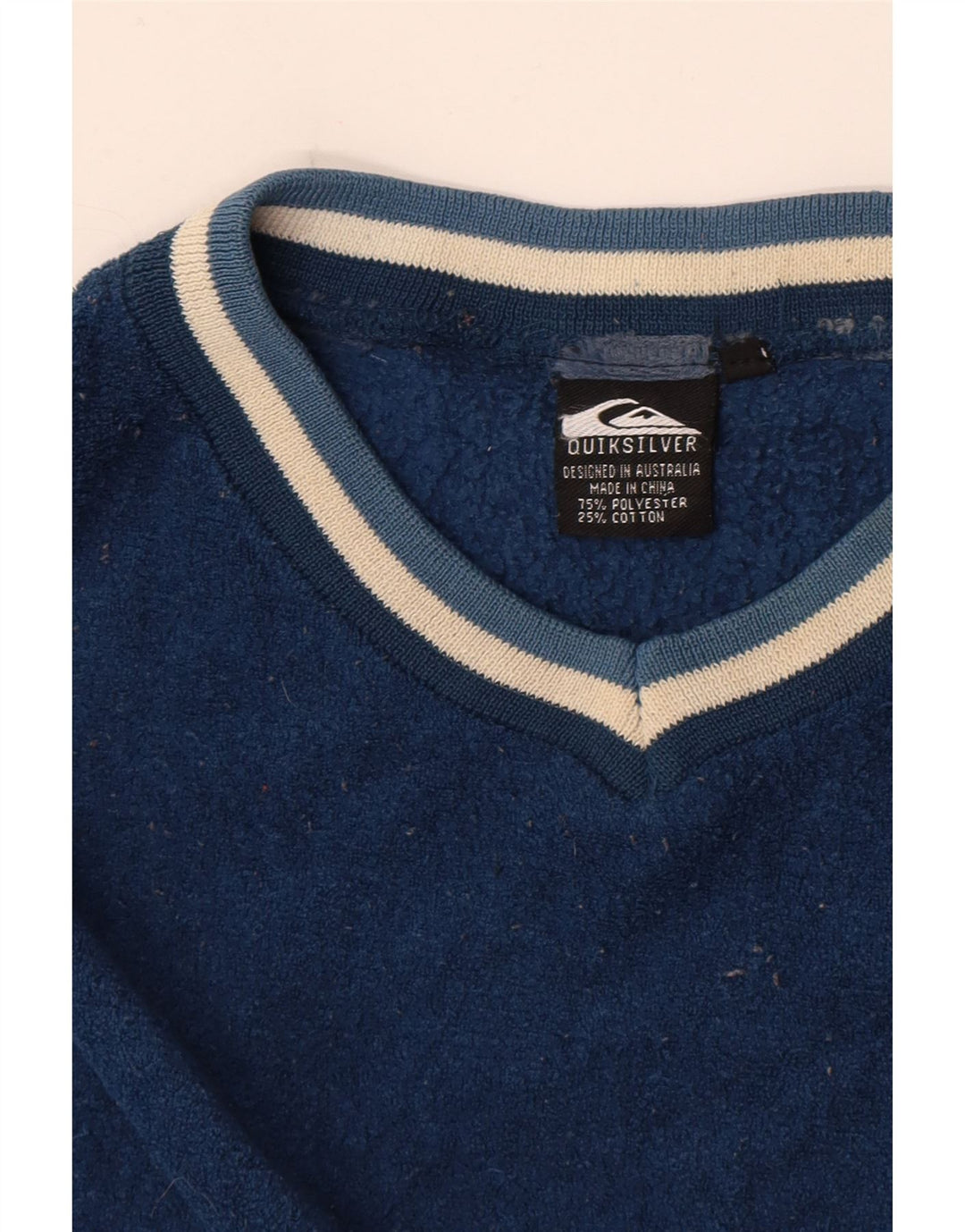 Suéter de lã masculino Quiksilver 2XL poliéster azul