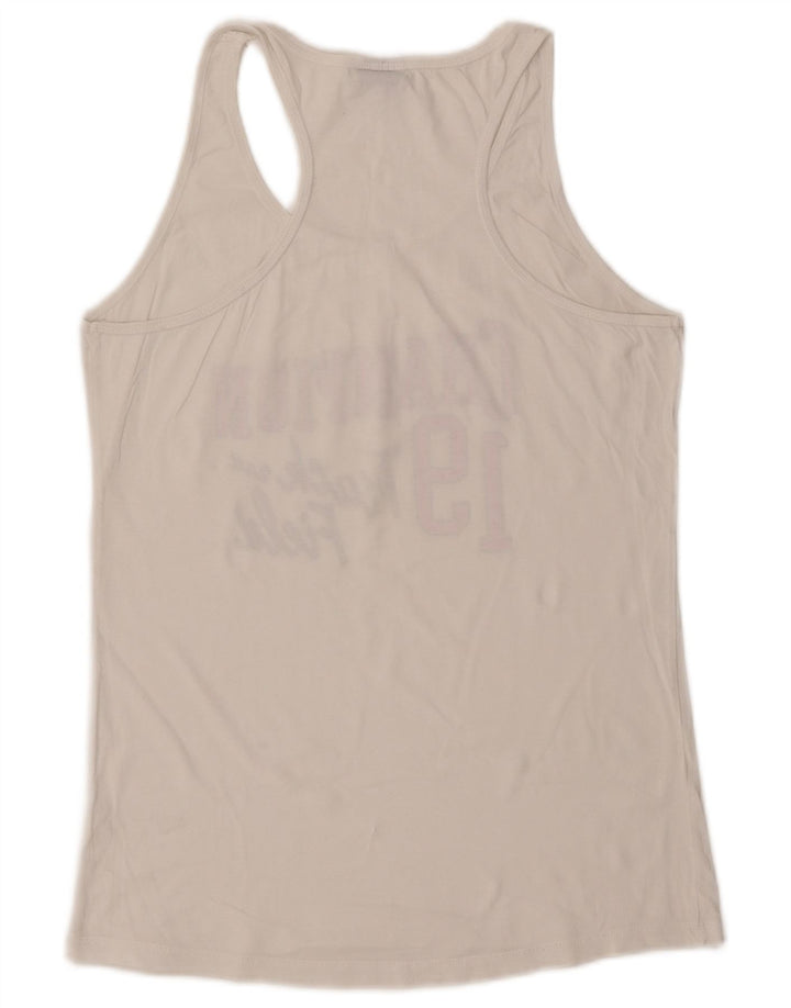 CHAMPION Top feminino com colete gráfico UK 20 2XL branco