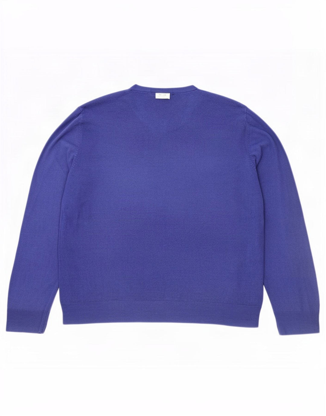 Suéter masculino Marks & Spencer com decote em V XL azul acrílico