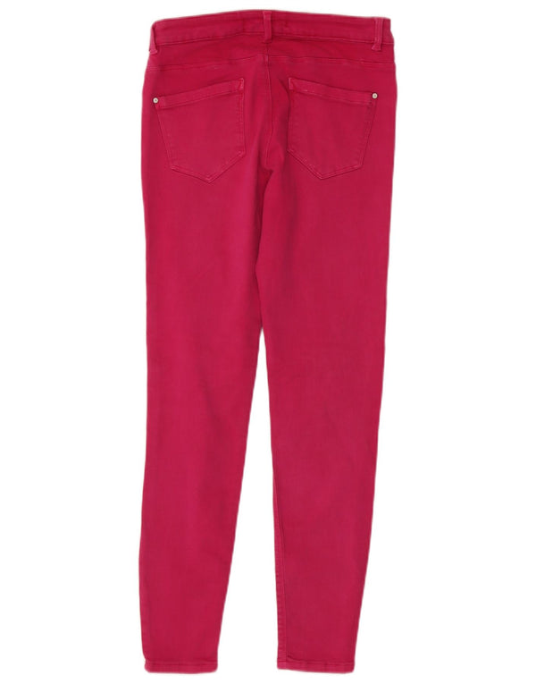 Zara Jeans Skinny Feminino UE 38 Pequeno W28 L26 Rosa