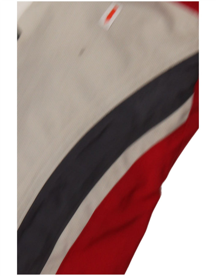 Jaqueta corta-vento masculina COLUMBIA Interchange UK 40 grande bloco colorido vermelho