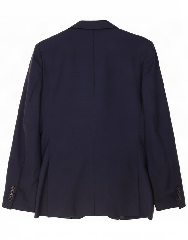 John Lewis Jaqueta blazer masculina de 2 botões de ajuste regular UK 38 Azul marinho médio