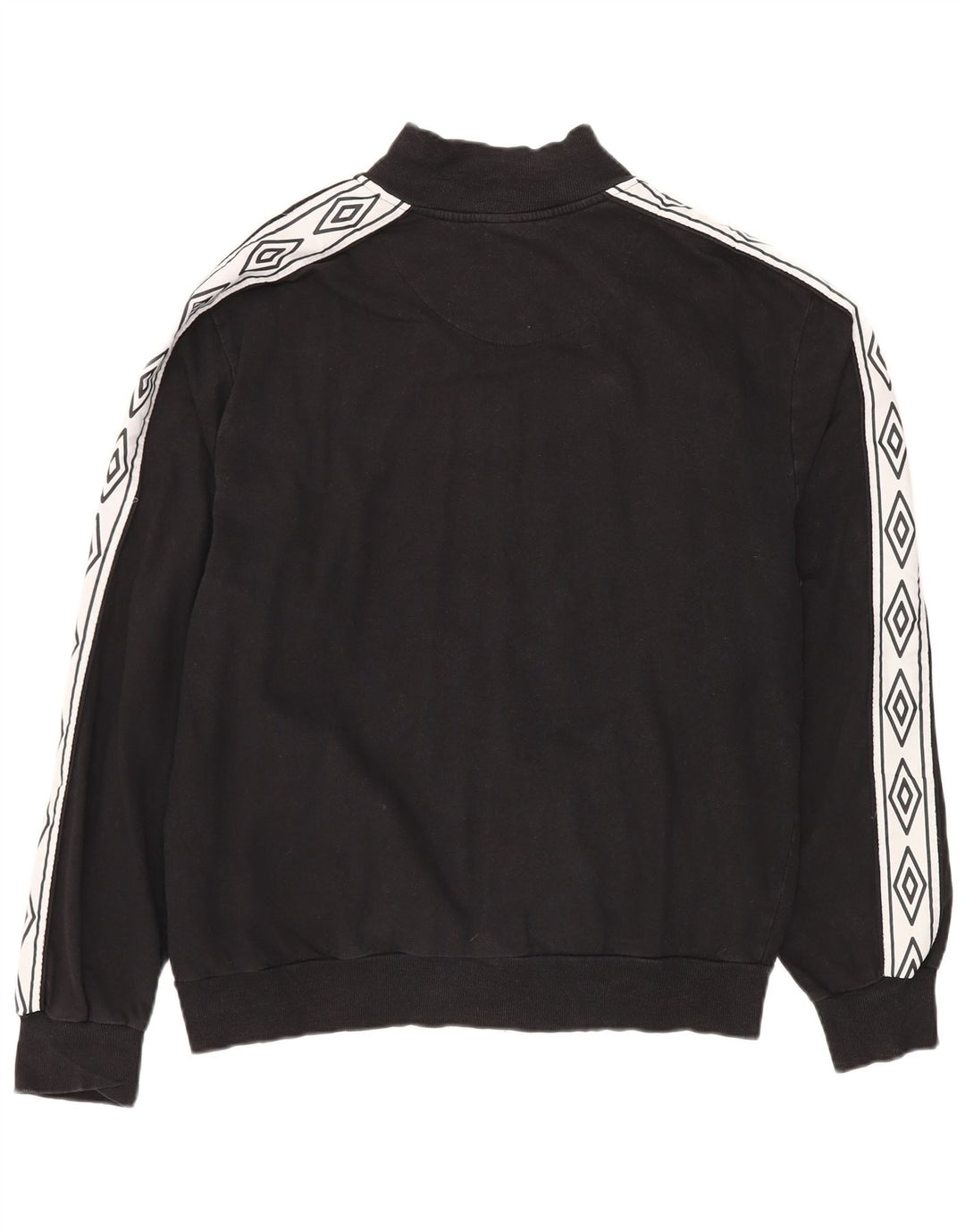 Jaqueta feminina de agasalho Umbro UK 20 2XL preto colorblock algodão