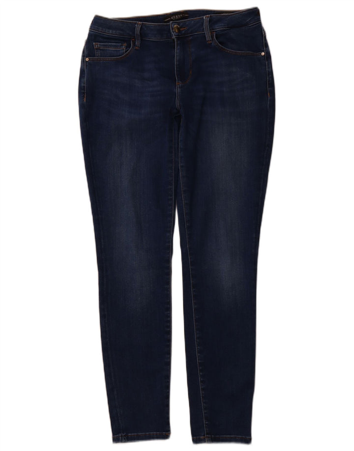 Calça jeans feminina Annette Skinny GUESS W31 L29 azul marinho algodão