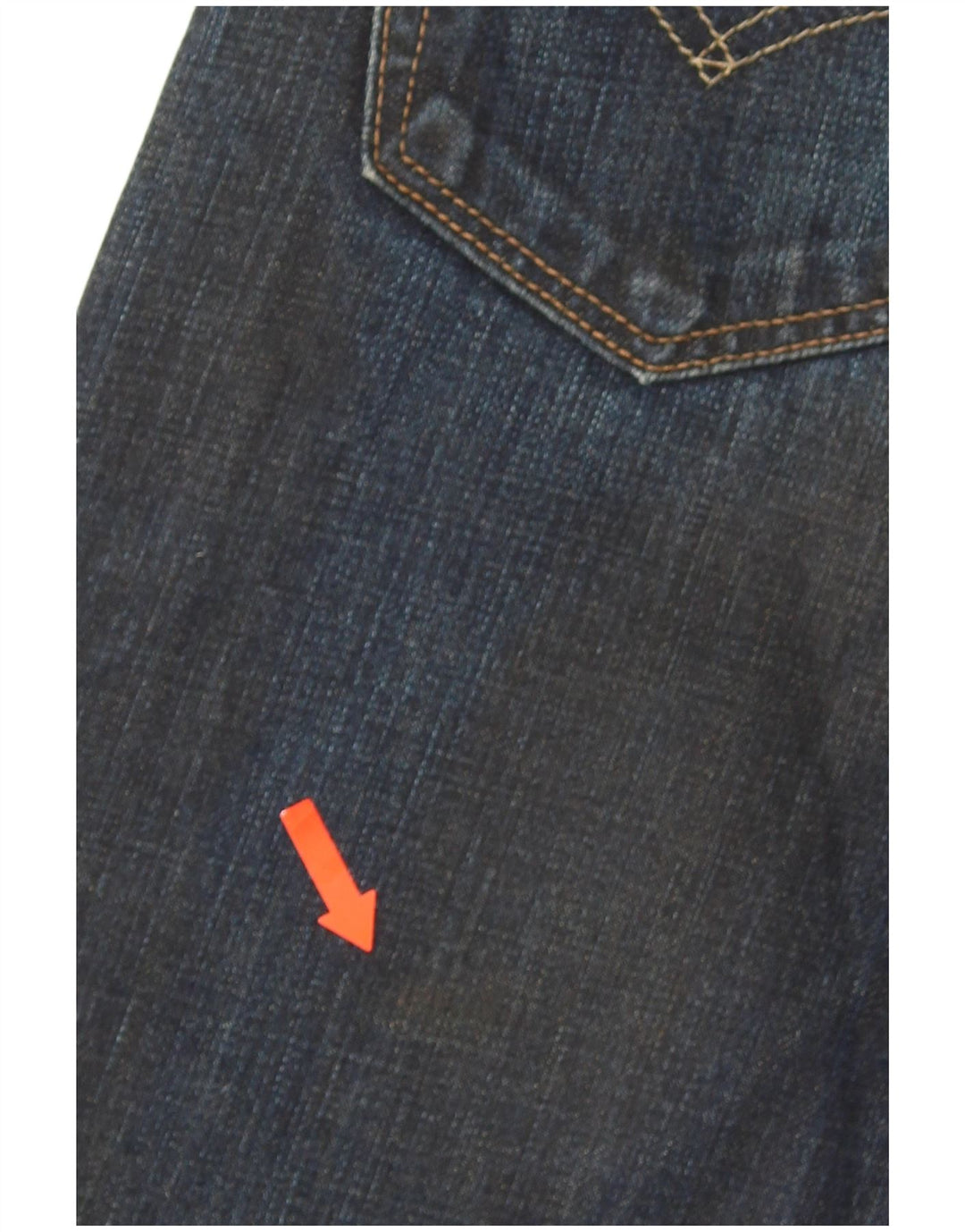 Levi's Masculino 504 Straight Jeans W28 L32 Azul Marinho Algodão