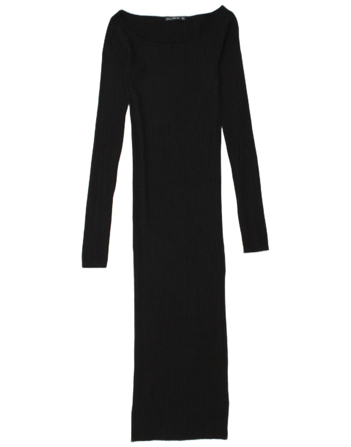 Vestido Jumper Feminino Zara Reino Unido 8 Pequeno Preto