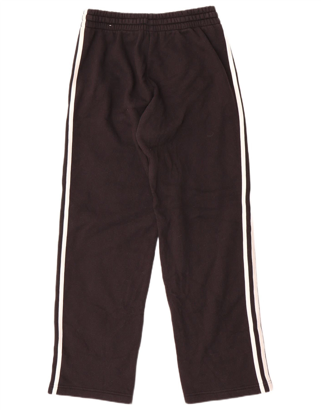 Calça de treino masculina Adidas pequena de algodão preto