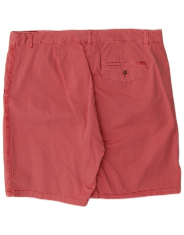 Shorts chino feminino Marks & Spencer Reino Unido 18 XL W38 algodão rosa