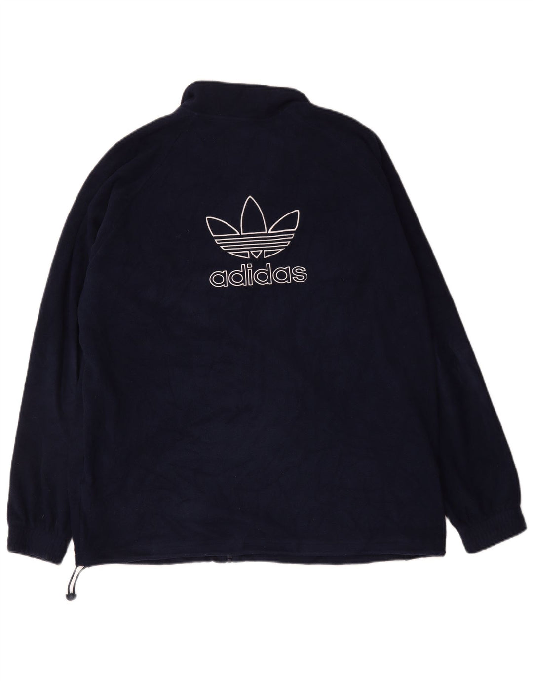 Jaqueta ADIDAS Masculina Graphic Fleece UK 42 XL Azul Marinho Poliéster