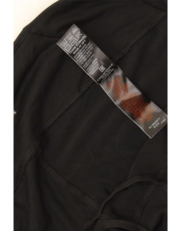 Leggings femininas Marks & Spencer UK 22 3XL poliéster preto