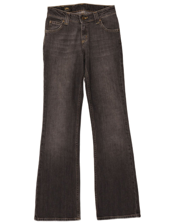 Lee Womens Desoto Bootcut Jeans W27 L33 Cinza Algodão