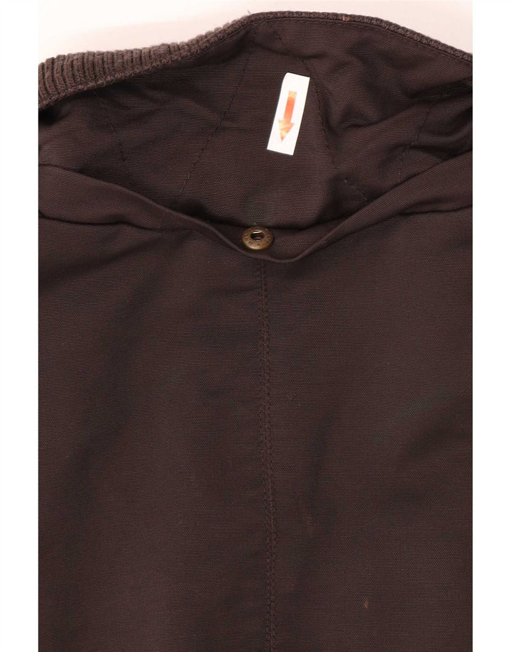 Sobretudo feminino Zara UK 12 marrom médio