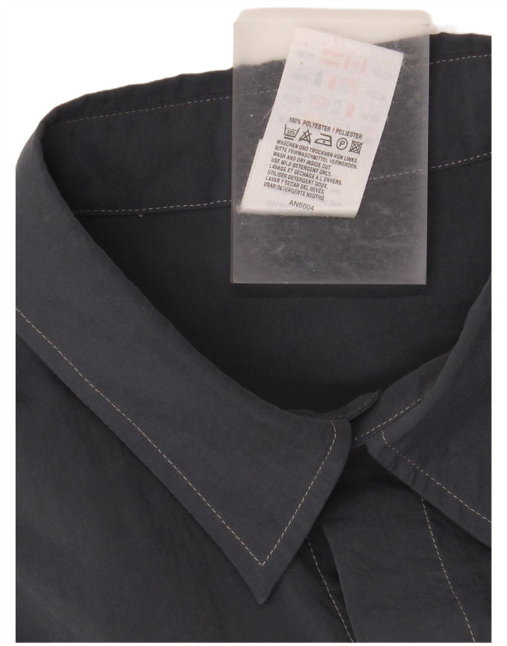 Camisa masculina de manga curta ADIDAS UK 46/48 XL azul marinho poliéster