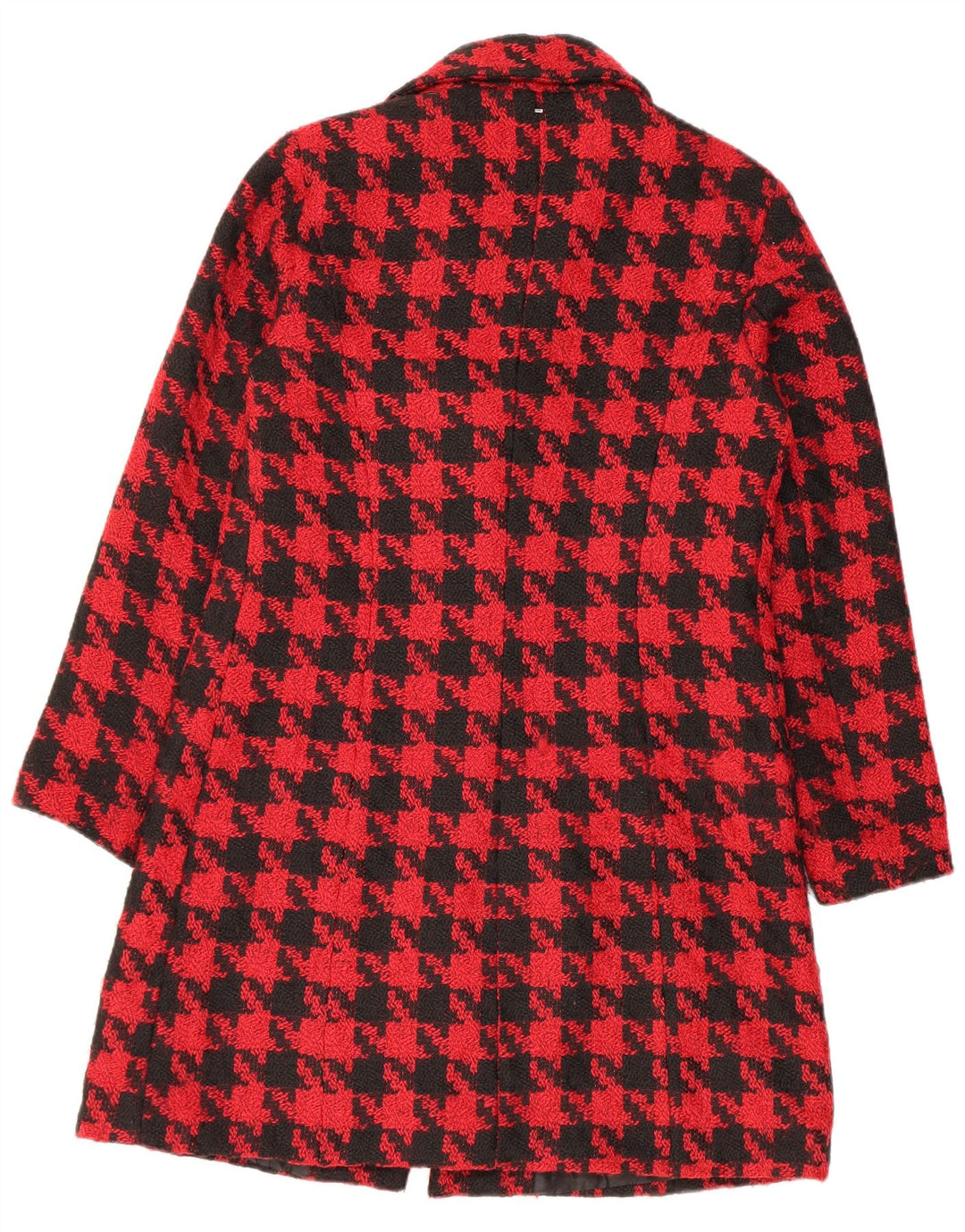 Sobretudo feminino CAMOMILLA IT 44 médio vermelho houndstooth poliéster