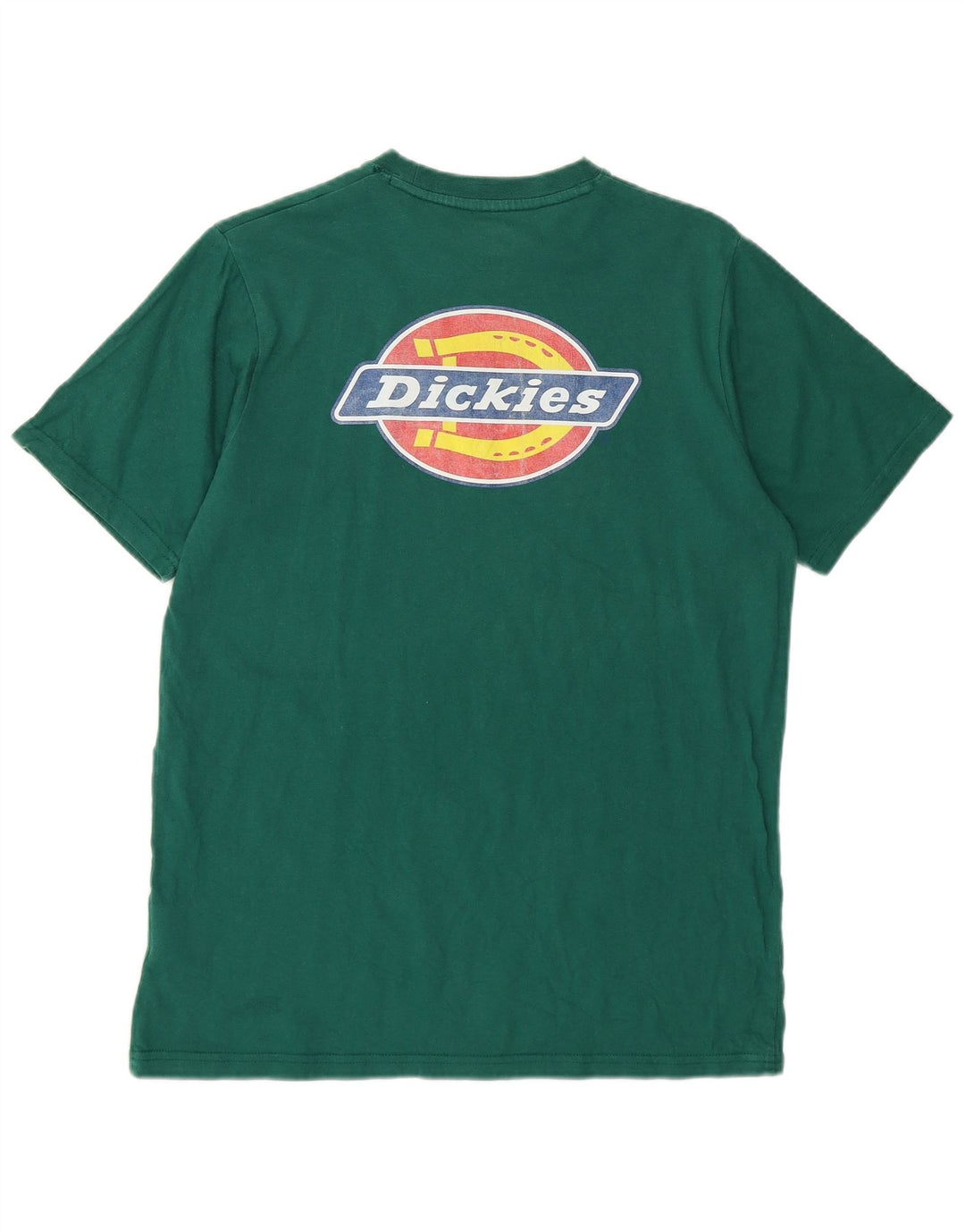 Camiseta gráfica masculina Dickies Top pequeno de algodão verde