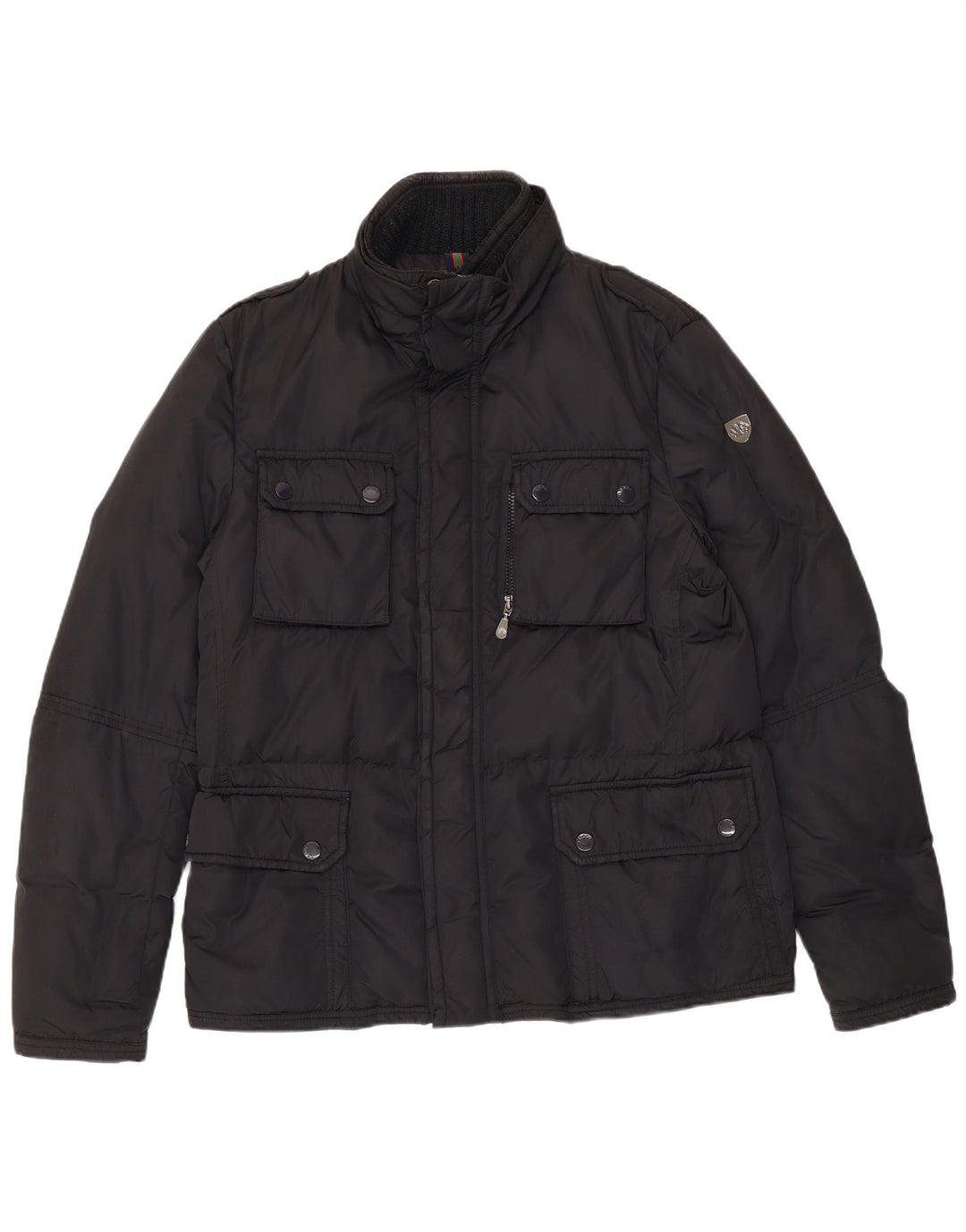 Jaqueta masculina acolchoada Fradi IT 52 XL poliéster preto