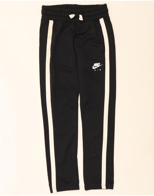 Calça de treino Nike Boys 12-13 anos grande preto colorblock poliéster