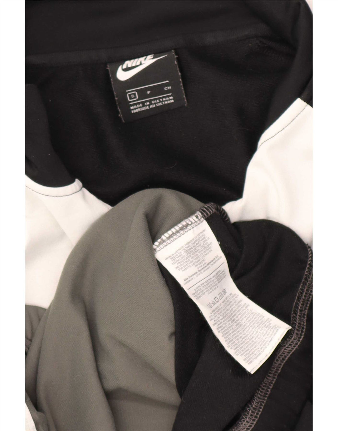 Nike Mens Treino Top Jacket Pequeno Preto Colorblock Poliéster