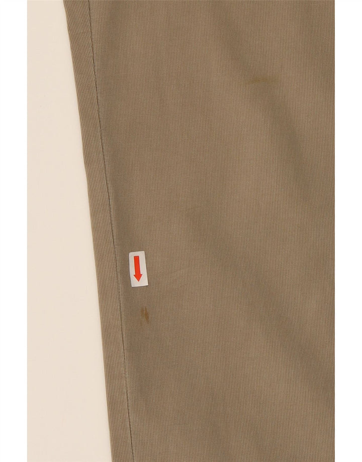 GAS Mens Straight Casual Trousers W33 L30 Brown Cotton Vintage Gas and Second-Hand Gas from Messina Hembry 