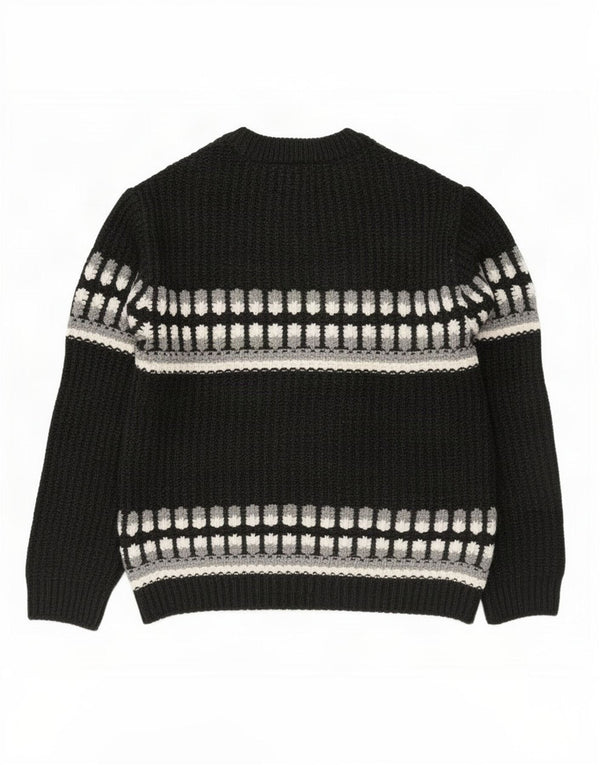 Suéter Zara Boys com gola tartaruga 13-14 anos cinza Fair Isle acrílico