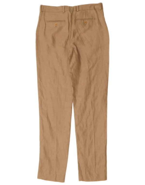 Polo Ralph Lauren Meninos Chino Calças 15-16 Anos W32 L33 Espinha De Peixe Bege