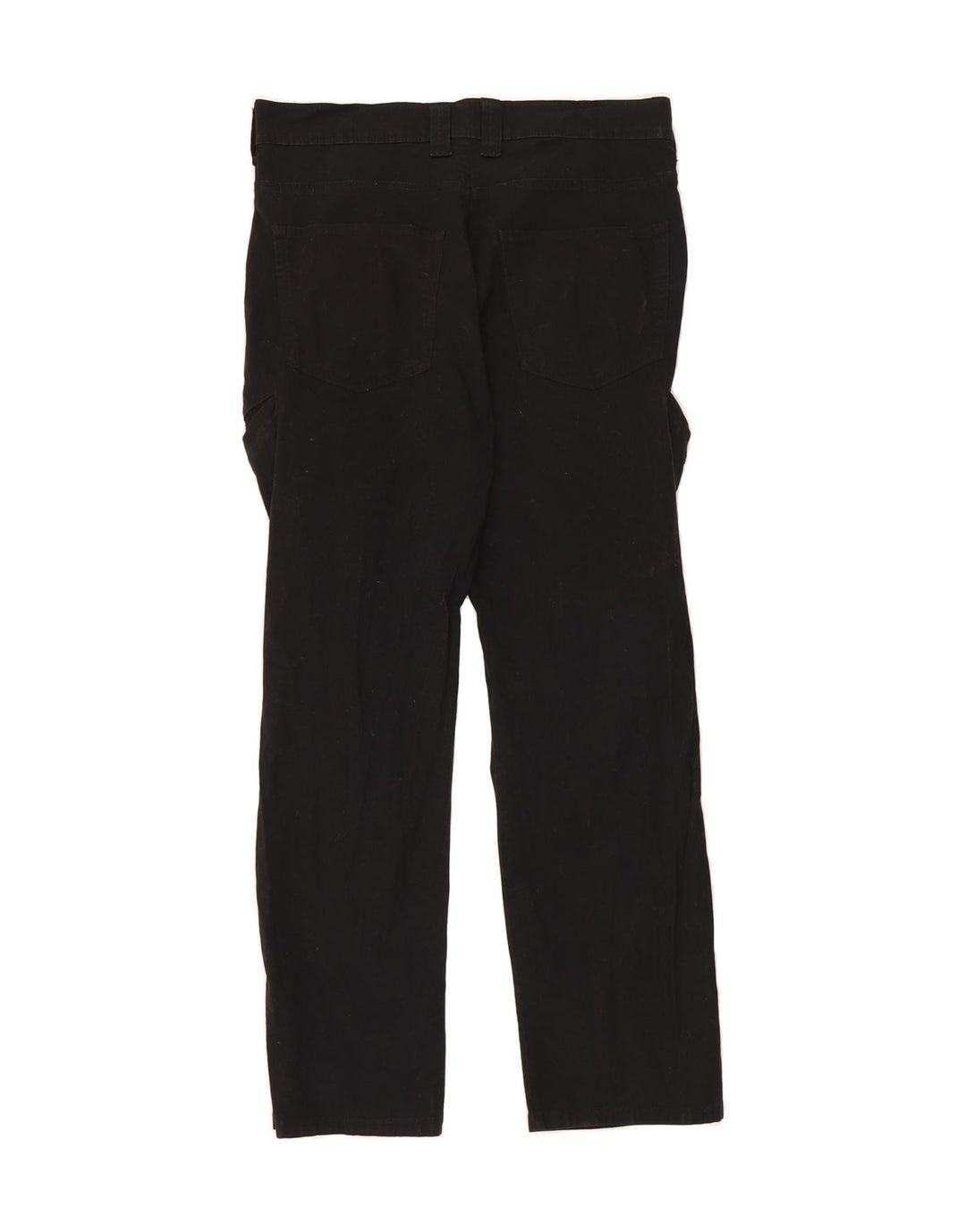 VINTAGE Mens Straight Cargo Trousers W34 L29 Black Vintage Vintage and Second-Hand Vintage from Messina Hembry 