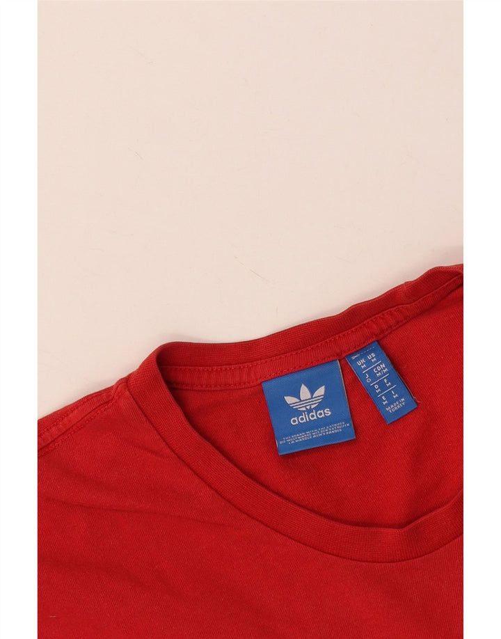 Camiseta Adidas Masculina Graphic Top Médio Vermelho
