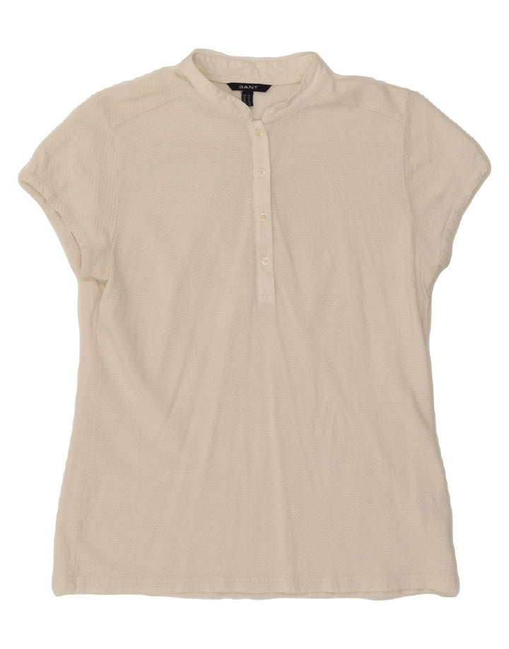 GANT Womens Blouse Top UK 18 XL White Cotton Vintage Gant and Second-Hand Gant from Messina Hembry 