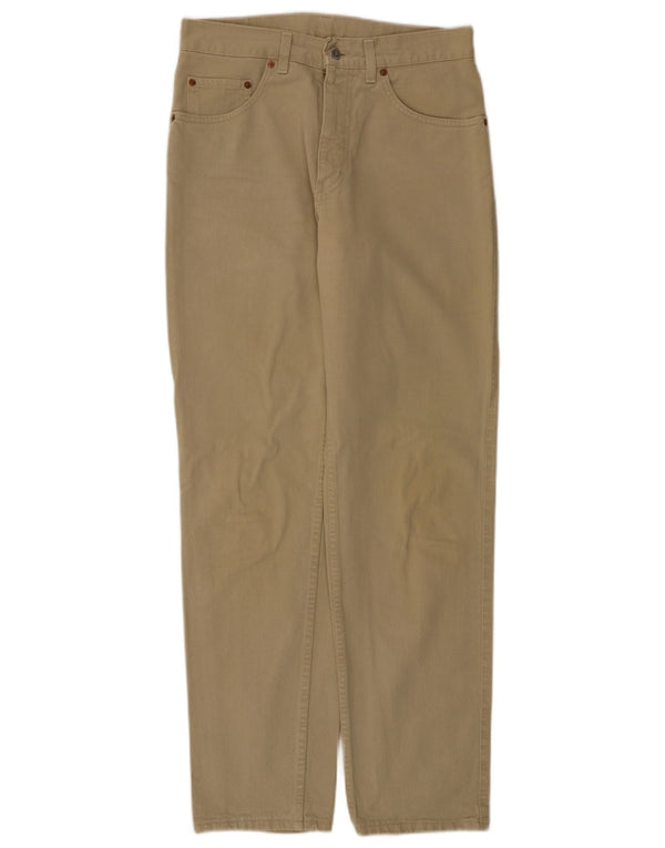 Calça casual reta masculina Mustang W31 L32 algodão bege