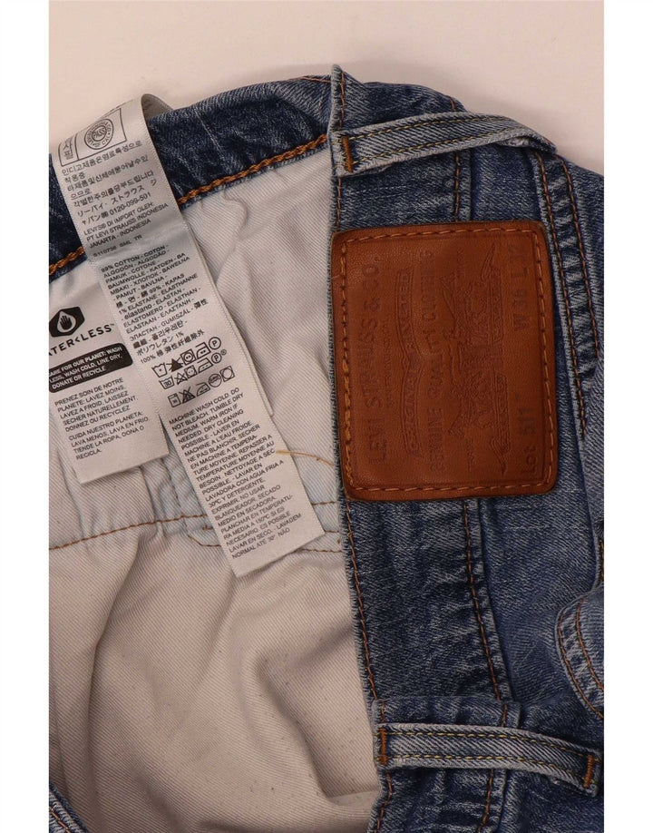 Calça Jeans Levis 511 Slim Masculina W36 L32 Azul Algodão