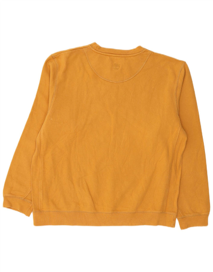 Timberland moletom masculino gráfico jumper grande algodão amarelo