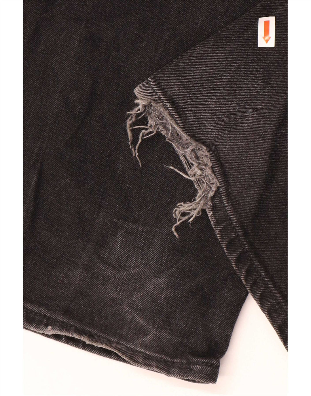 Calça jeans reta regular masculina Marks & Spencer W32 L31 algodão preto