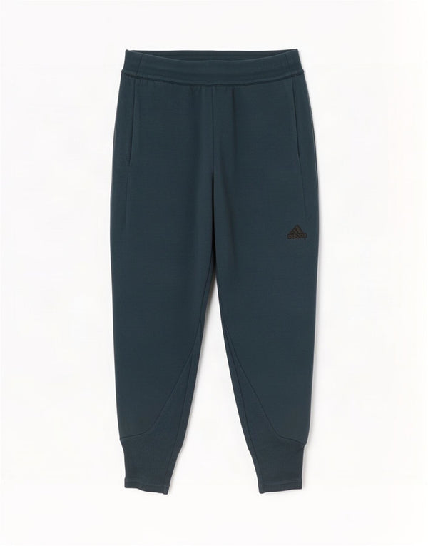 Adidas Mens Aeroready Calças de treino Joggers grandes algodão azul marinho