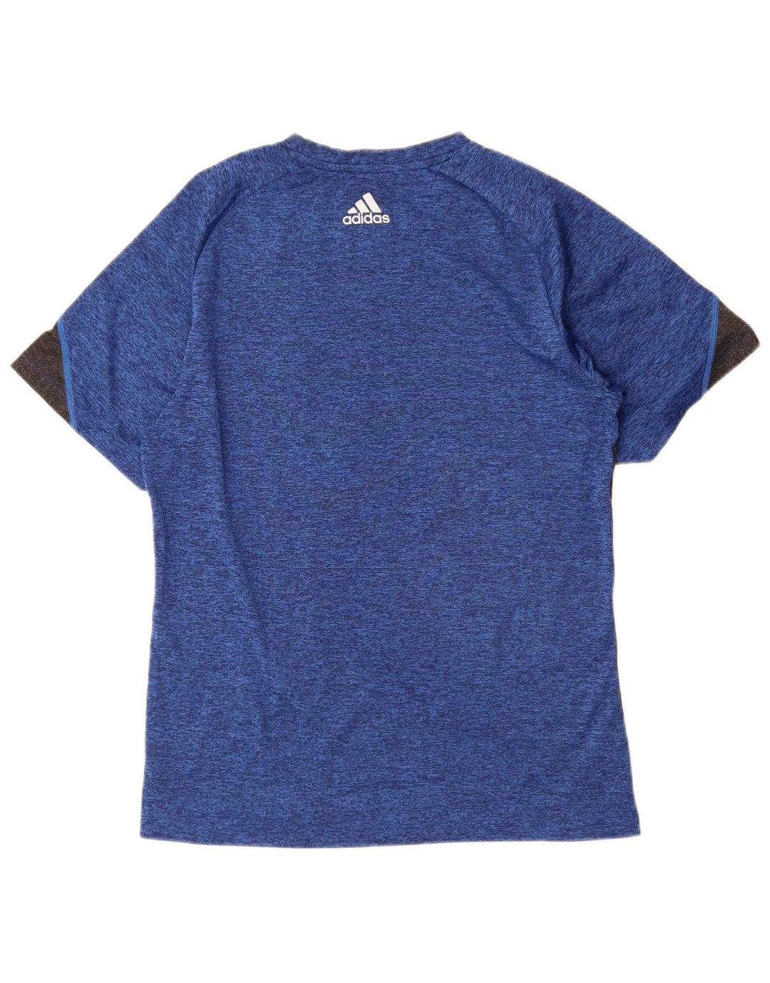 Camiseta Adidas Masculina Climacool Graphic Top Médio Azul Colourblock Poliéster