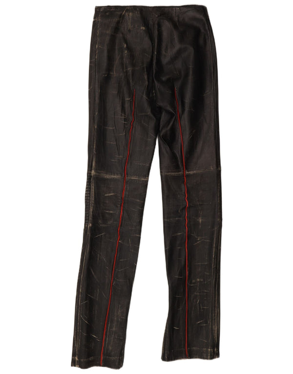 Calça de motociclista feminina Rufffo Research W28 L34 preta manchada