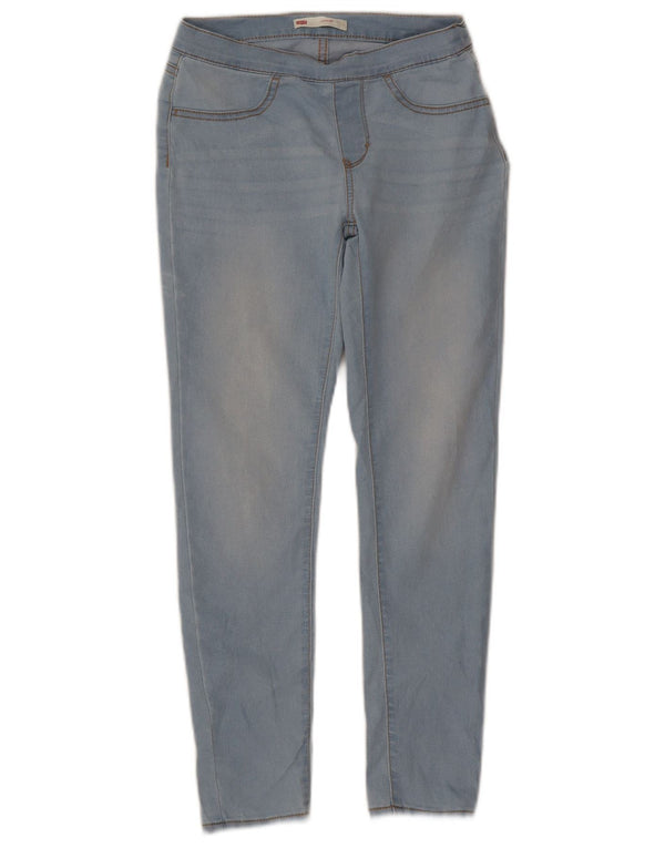 Legging Jeans Skinny Levi's Meninas 11-12 Anos W28 L25 Azul Algodão
