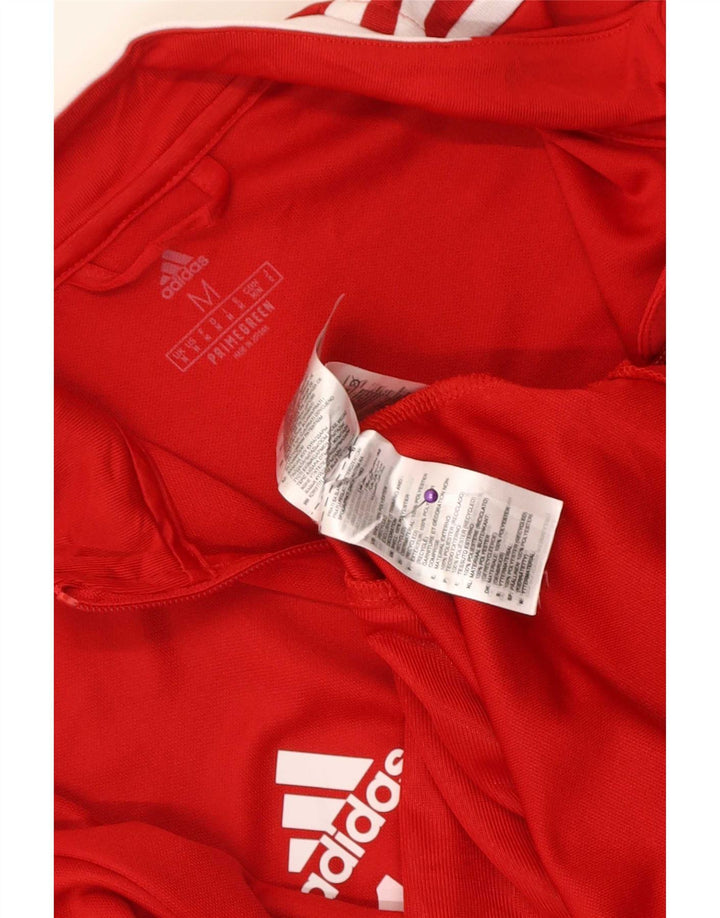 Adidas Mens Aeroready Tracksuit Top Jaqueta Médio Poliéster Vermelho