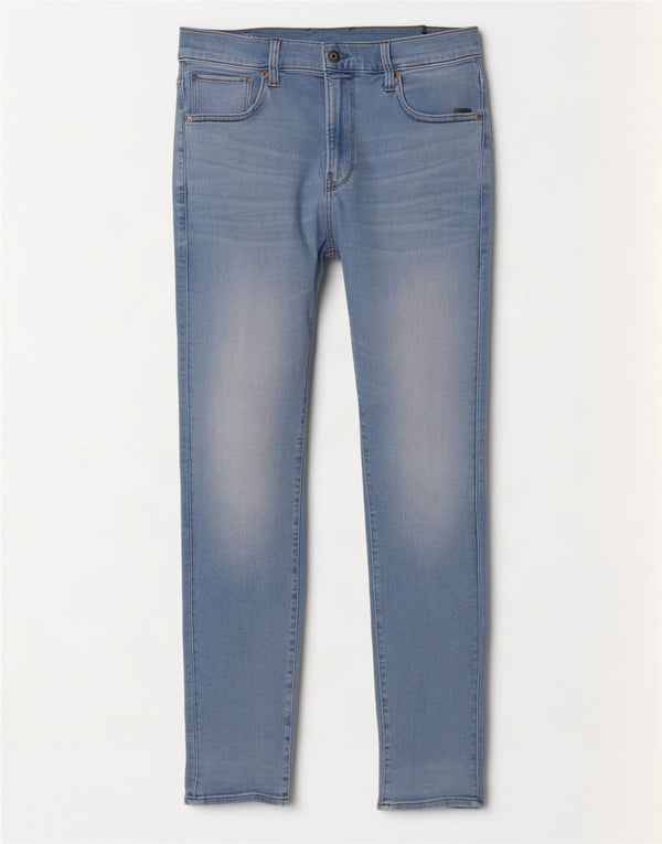 Calça jeans skinny masculina G-Star W33 L32 algodão azul