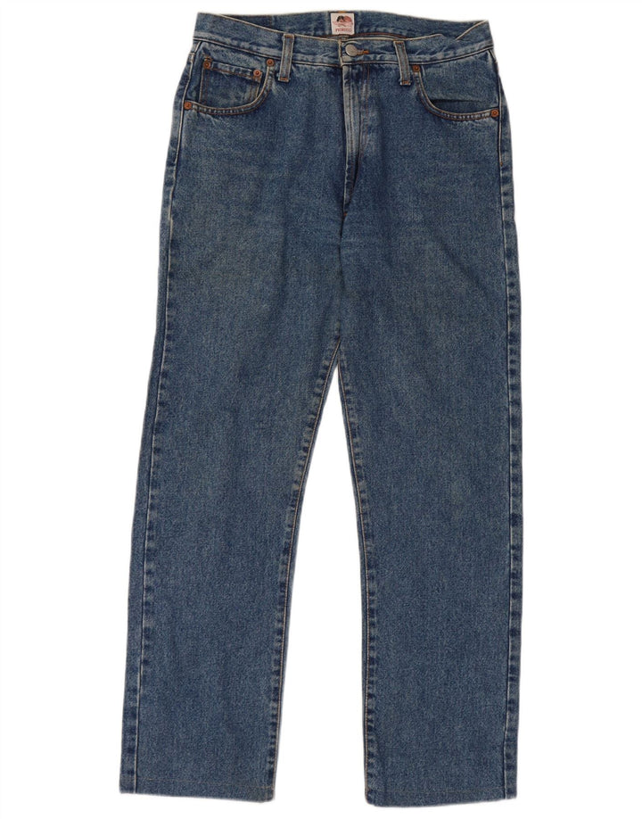 Jeans retos femininos FIORUCCI W31 L28 algodão azul