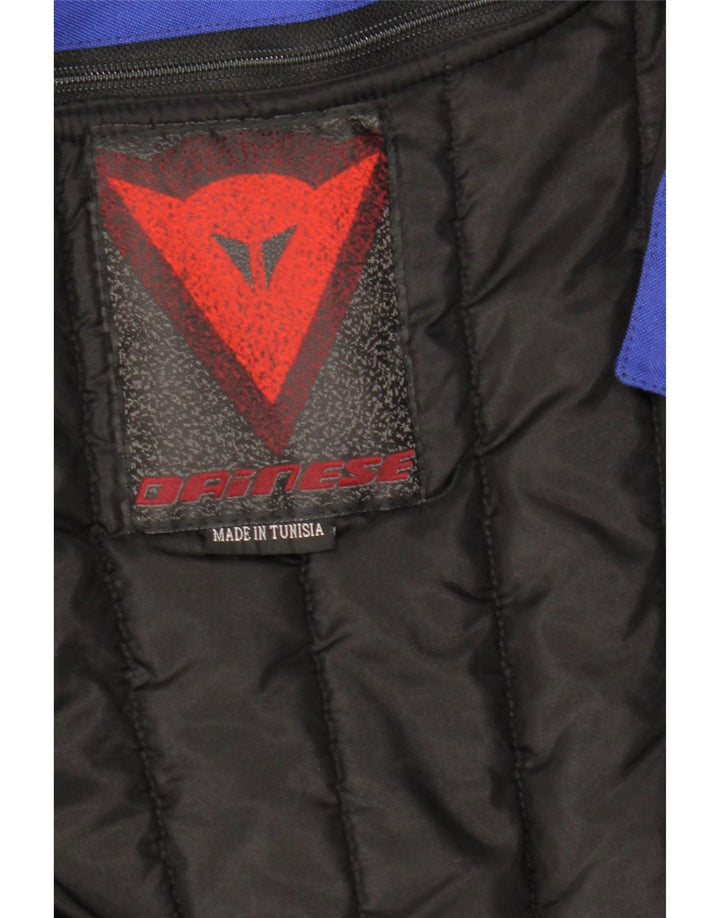 Jaqueta masculina Dainese Racer tamanho 54 grande azul colorblock nylon