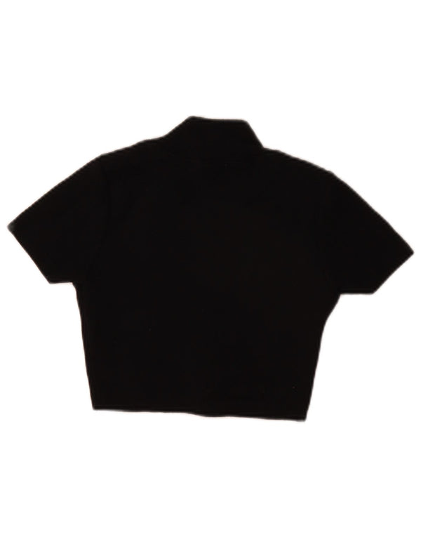 Blusa feminina Zara Top UK 8 pequeno poliéster preto